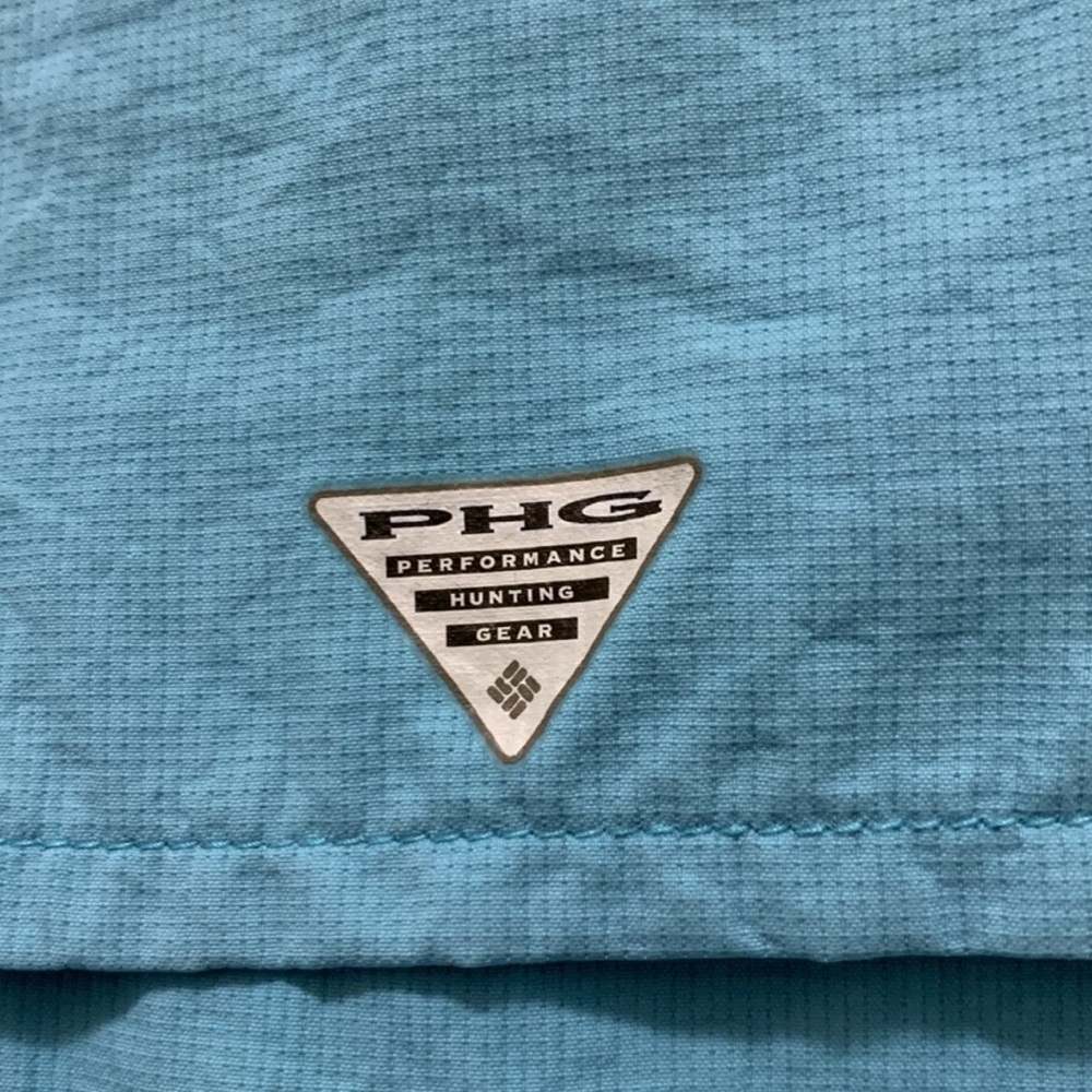 Columbia Light Blue Long Sleeve Shirt Sz M - Picture 7 of 8